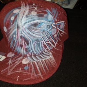 Custom designed fitted hat